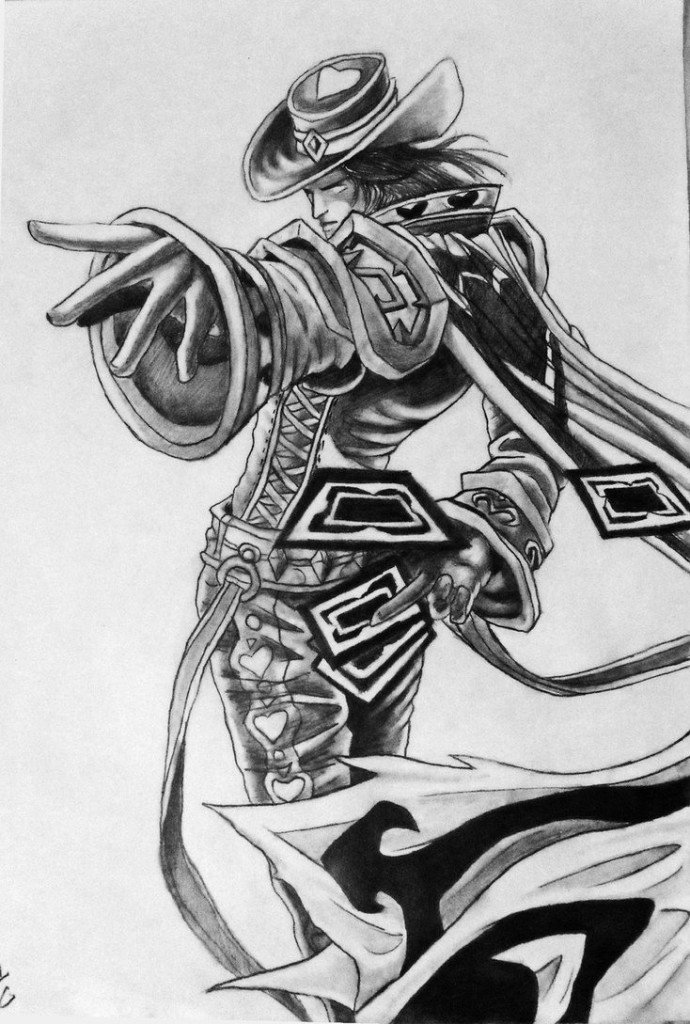 League-Of-Legends-Twisted-Fate-Single-Sketch-Wallpaper