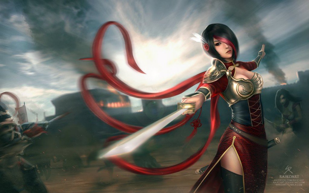 league_of_legends__warring_kingdoms_fiora_by_raikoart-d8o8c2s